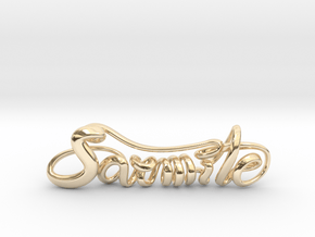Sarmīte in 14K Yellow Gold: Large