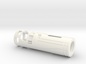 Corruption (Exar) End Chassis in White Smooth Versatile Plastic
