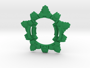 Beyblade Draciel V | Plastic Gen Attack Ring in Green Processed Versatile Plastic