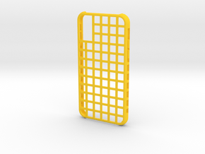 Fisherman's Crate for iPhone X/s in Yellow Smooth Versatile Plastic