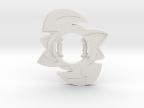 Beyblade Rouge the Bat GT | Custom Attack Ring in White Natural Versatile Plastic