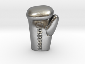 boxing glove in Natural Silver