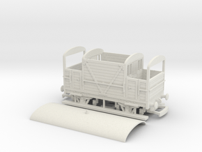 HO/OO CR Brake Van 15-tons Bachmann in White Natural Versatile Plastic