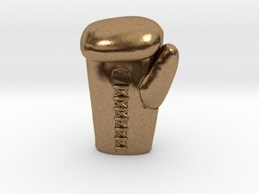 boxing glove in Natural Brass