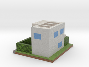 Minecraft Modern House2 in Natural Full Color Sandstone