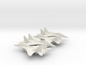MiG-35 Fulcrum-F in White Natural Versatile Plastic: 1:350
