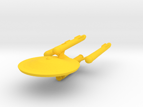 2500 Federation class TOS in Yellow Smooth Versatile Plastic