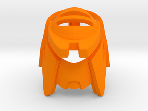 Furno Helmet Variant in Orange Smooth Versatile Plastic