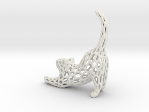 Cat of Scarlatti in White Natural Versatile Plastic