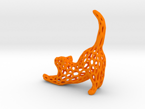 Cat of Scarlatti in Orange Smooth Versatile Plastic