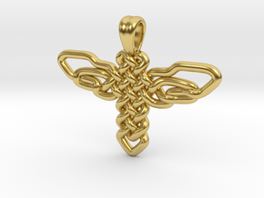 Sphinx butterfly in Polished Brass
