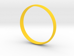 Bracelet 01 in Yellow Smooth Versatile Plastic