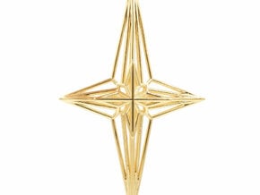Soul Star Pendant in Polished Brass
