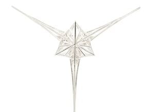 Angelic Star Pendant - Flower of Life Based in Platinum