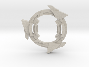 Beyblade Bunyip | Anime Attack Ring in Natural Sandstone