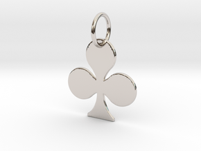 Creator Keychain in Rhodium Plated Brass