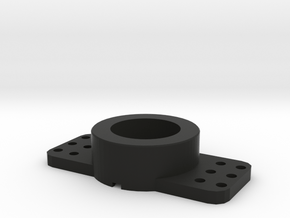 Hole_size_convertor for Arcade1up Tron spinner in Black Smooth Versatile Plastic
