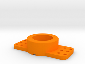 Hole_size_convertor for Arcade1up Tron spinner in Orange Smooth Versatile Plastic
