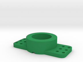 Hole_size_convertor for Arcade1up Tron spinner in Green Smooth Versatile Plastic