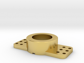 Hole_size_convertor for Arcade1up Tron spinner in Polished Brass