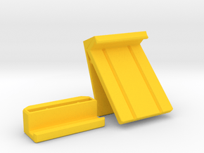 Tesla Model 3/Y Vent Clip-On Phone Mount in Yellow Smooth Versatile Plastic