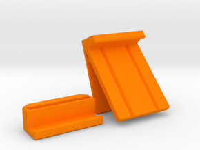 Tesla Model 3/Y Vent Clip-On Phone Mount in Orange Smooth Versatile Plastic