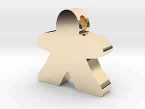 Meeple in 9K Yellow Gold 