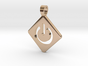 ON / OFF [pendant] in 9K Rose Gold 