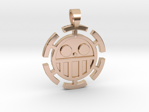 Circle One Piece skull [pendant] in 9K Rose Gold 