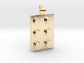 Constructor first brick [pendant] in 9K Yellow Gold 