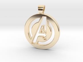 Avengers [pendant] in 9K Yellow Gold 