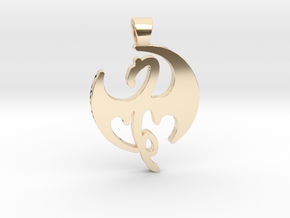 Iron Fist [pendant] in 9K Yellow Gold 