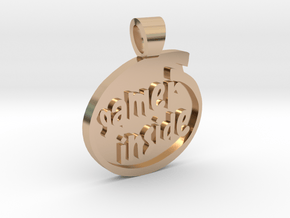 Gamer inside ! [pendant] in 9K Rose Gold 