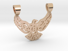 Lacework bird [pendant] in 9K Rose Gold 