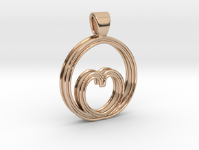 Egg of love [pendant] in 9K Rose Gold 