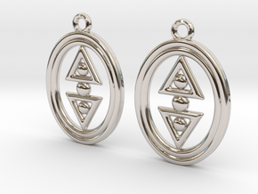 Symbol of greatness in Rhodium Plated Brass