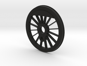 4-6-4 Drive Wheel - Gauge 1 (1/32) in Black Premium Versatile Plastic: 1:32