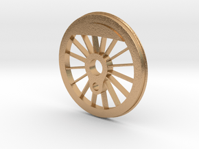 4-6-4 Drive Wheel - Gauge 1 (1/32) in Natural Bronze: 1:32