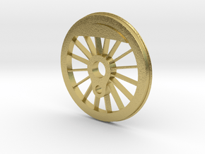 4-6-4 Drive Wheel - Gauge 1 (1/32) in Natural Brass: 1:32