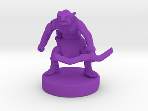 Goblin with a bow in Purple Smooth Versatile Plastic