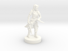 Tiefling rogue in White Smooth Versatile Plastic