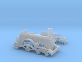 Lord of the Isles Broad Gauge Locomotive (N Scale) in Tan Fine Detail Plastic