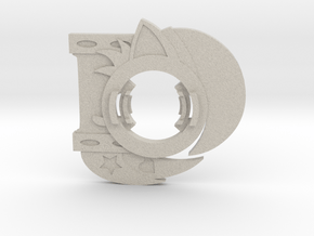 Beyblade Amy Rose GT | Custom Attack Ring in Natural Sandstone