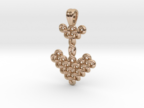 Arrow knot [pendant] in 9K Rose Gold 