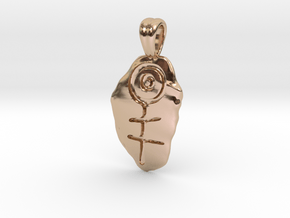 Primitive symbol [pendant] in 9K Rose Gold 