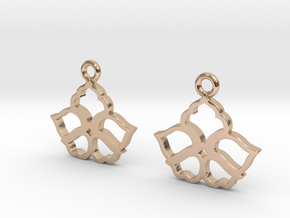 Flowers [Earrings] in 9K Rose Gold 