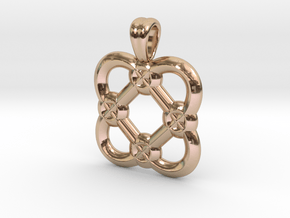 Multiple [pendant] in 9K Rose Gold 