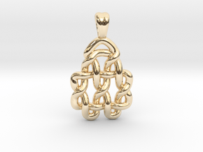 Small knot [pendant] in 9K Yellow Gold 