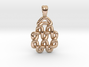 Small knot [pendant] in 9K Rose Gold 