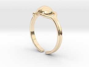 Sugarloaf cabochon [Ring] in 9K Yellow Gold 
